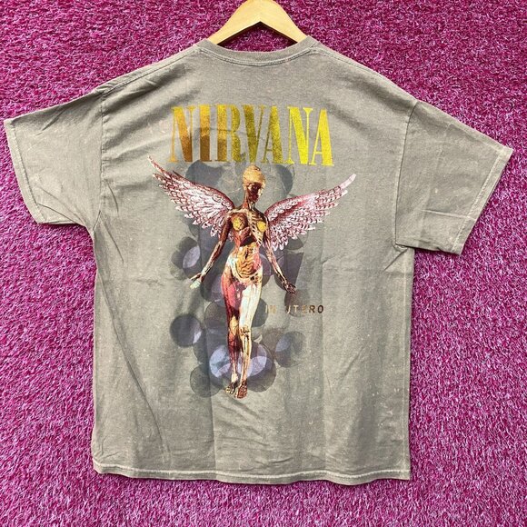 Nirvana In Utero Grunge Tshirt size XL - Picture 1 of 6